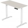Delso Výškovo nastaviteľný stôl ADJUSTER PRO 70 x 160 cm svetlosivá / biela