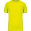 Kariban Tričko PA445, sportovní, krátký rukáv, dětské COT20P445030w2-fluorescent Žlutá fluorescent 8-10