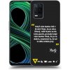 Picasee silikónový čierny obal pre Realme 8 5G - Kazma - MĚLI BYSTE SE DO TOHO PUSTIT