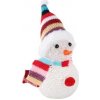 Vianočná LED dekoracia TORO 11cm snehuliak