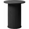 Okrúhly odkladací stolík ø 50 cm Nola - Unique Furniture
