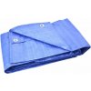 Geko G01933 nepromokavá krycia plachta s okami 4x5m modrá