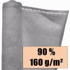 Tieniaca tkanina sivá 1,8x50m - 90% 160g/m2 (MEDIUMTEX)