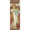 Plagát, Obraz - Champagne Ruinart (1896), Alfons Mucha, 20 × 60 cm