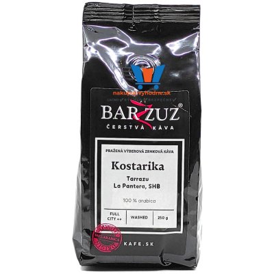 Barzzuz Kostarika Tarrazu 100% Arabica 200 g
