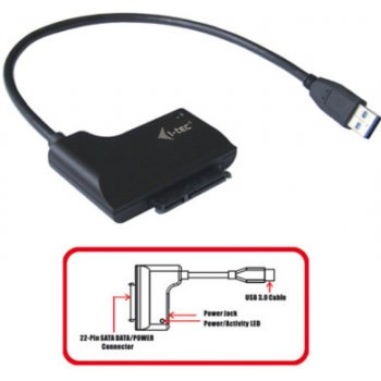 i-tec USB 3.0 na SATA adapter+ napaječ (BD podpora) (USB3STADA)