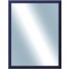 DANTIK - Zrkadlo v rámu, rozmer s rámom 70x90 cm z lišty LEDVINKA modrá (1444)