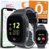 Inteligentné hodinky pre deti ZeeTech Smart watch pre deti hodinky GPS SIM hovory čierna