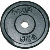Závažie oceľové HMS 5 kg (30mm)
