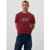 Gap T-shirt with Logo Men's tmavočervené
