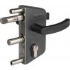 LOCINOX LAKZ 7016 - komplet zámkovej krabice pre profil 40 mm, pre krídlové bránky, antracit LAKZ4040P1L_7016