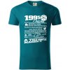 1995 v kocke - Tričko z organickej bavlny - 3XL ( Petrolejová )