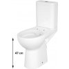 Wc kombi Cersanit Etiuda so zadným odpadom K11-0221