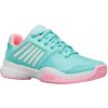 Juniorská obuv K-Swiss Court Express Omni - aruba blue/soft neon pink/white - Mätový, Tyrkysový (39)