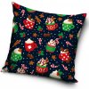 TipTrade Vianočná obliečka na vankúšik 40x40 cm - Vianočná horúca čokoláda
