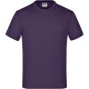 James & Nicholson Tričko JN 19, krátký rukáv, dětské COT02001909501-aubergine S Aubergine