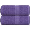 Mydlové uteráky 2 ks Fialové 30x30 cm 360 g/m² 100 % bavlna