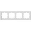 Rámček pre Sonoff M5-80 Matter/Zigbee vypínač - Biely Rámik: 4 rámik