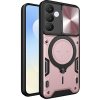 Techsuit - CamGuard Pro odolné puzdro s krytom fotoaparátu pre Samsung Galaxy S25 FE - ružovozlaté