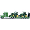 SIKU Farmer - Ťahač s podvalníkom a traktory John Deere, mierka 1:87, 10431837
