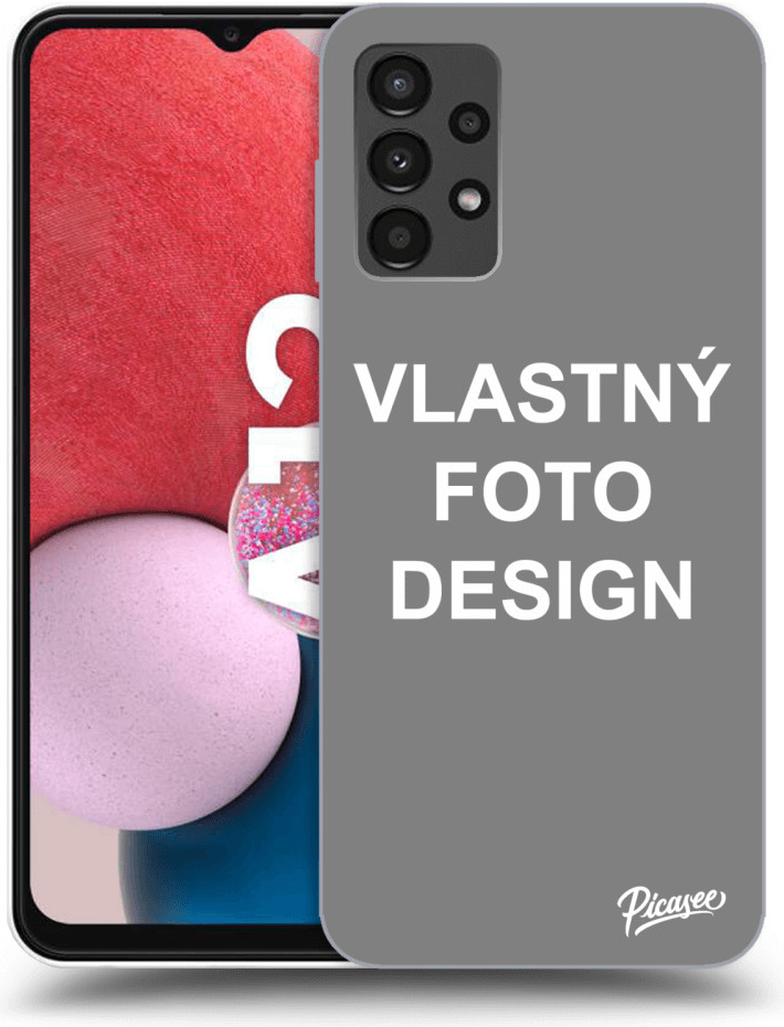 Púzdro Picasee silikónové Samsung Galaxy A13 A135 4G - Vlastný design/motiv čiré