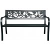 Aga Kovová záhradná lavica 125x53x77 cm