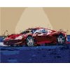 Zuty – Maľovanie Podľa Čísel – Červené Abstraktné Auto Ferrari, 80 × 100 cm, Plátno 8596530099703