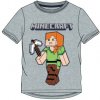GAYA ENTERTAINMENT Minecraft Alex tričko Farba: Šedá, Veľkosť: 152