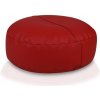 EF1008 Ecopuf Podnožník k sedaciemu vaku ECOPUF - ekokoža S, E6 - Červená