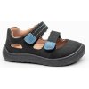 Protetika - Detské chlapčenské barefoot sandálky NERY BLACK Veľkosť: 26, Veľkosť od päty k špičke v cm: 16,4