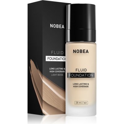 NOBEA Day-to-Day Fluid Foundation dlhotrvajúci make-up odtieň 01 Light beige 28 ml