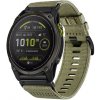 VSETKONAMOBIL 87742 CANVAS Vymeniteľný remienok pre Garmin Enduro 3 ARMY GREEN