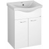 Aqualine KERAMIA FRESH umývadlová skrinka 51,1x74x34cm, biela 50057