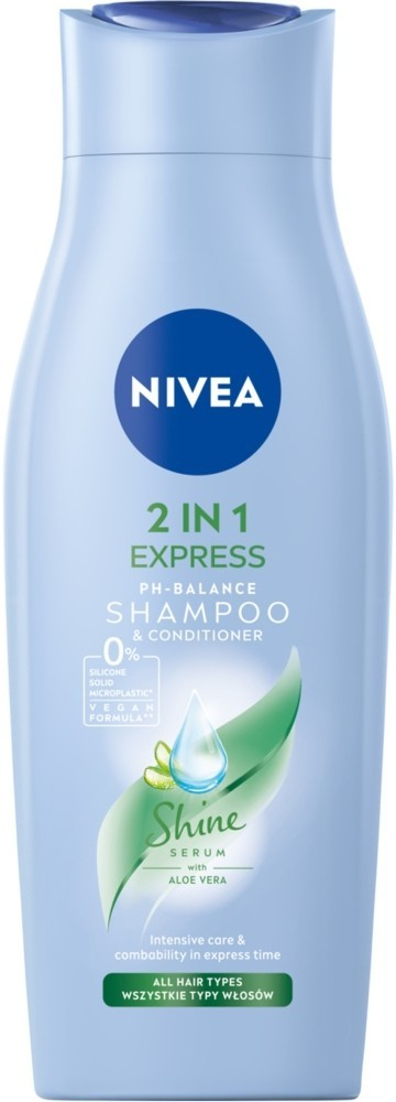 Nivea 2in1 Express šampón na vlasy 400 ml