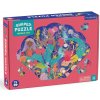 Mudpuppy Zátoka morských víl - puzzle v tvare mušle 75 dielikov Poškodený obal