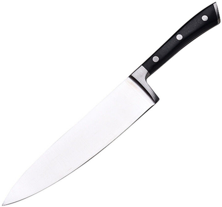 Masterpro kuchařský nůž z nerezové oceli 20 cm černá