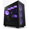 NZXT skříň H7 Flow RGB edition / ATX / 1x360mm RGB core fan/ USB-C / 2x USB / proskl. bočnice / mesh panel / RGB / černá (CM-H72FB-R1)