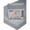 EKO plachta s gumou žerzej sivá 60x120