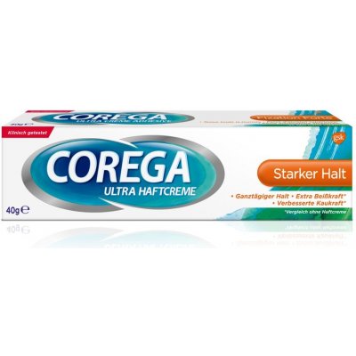 Corega Starker Halt fixačný krém na zubné náhrady 40 g od 4,95 € -  Heureka.sk