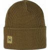Buff Crossknit Beanie Brindle Brown