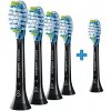 PHILIPS HX9045/33 Sonicare Premium náhradná hlavica čiernej 4+1 kusov