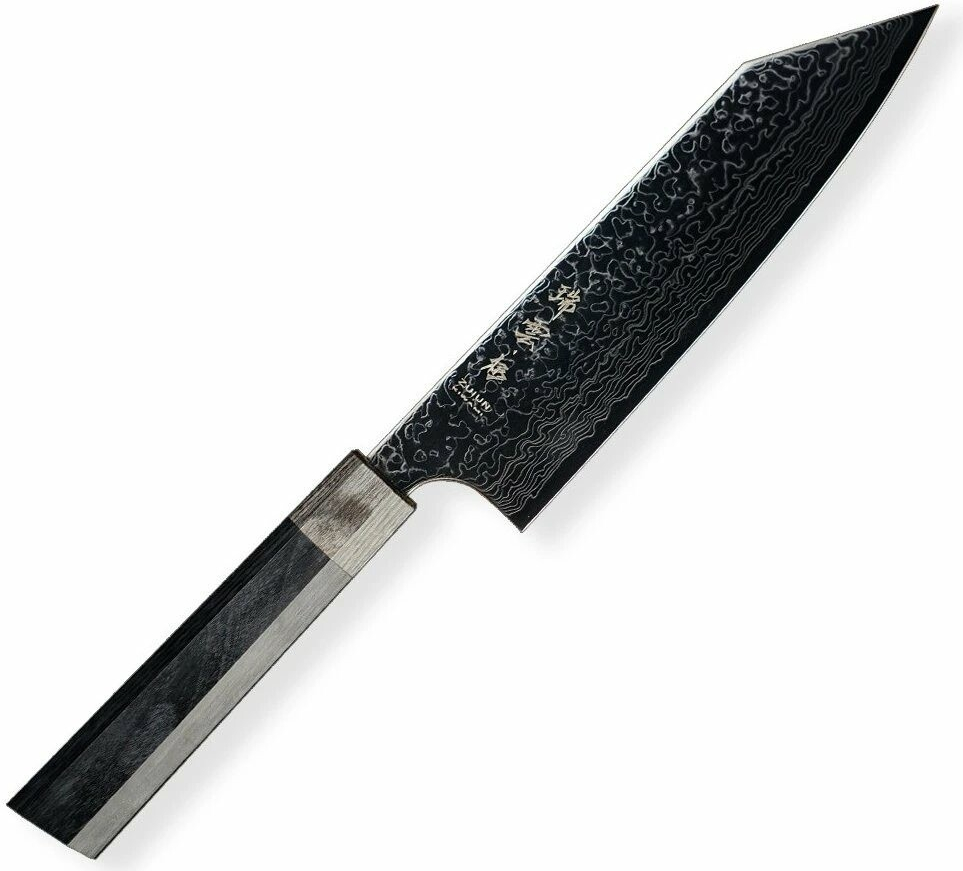 KANETSUGU nôž Santoku 18 cm Zuiun Kiwami SPG2 DLC Coating
