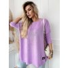 Fashionweek Dámsky mäkký voľný sveter pro moletky NB5712 Farba: levanduľa, Veľkosť: Universal