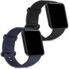 2x Náramok kwmobile Xiaomi Mi Watch Lite / Redmi Watch černá, modrá