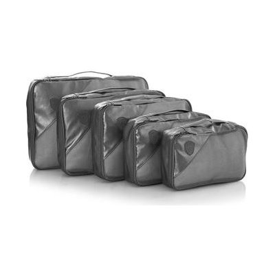 Heys Metallic Packing Cube Charcoal 5 kusů