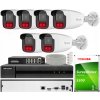 Súprava na IP monitorovanie 2Mpx 6 kamier IPCAM-B2-50IR, Záznamník 8ch - HiLook by Hikvision