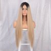 Ombré blond extra dlhá parochňa Brielle so sieťkou (lace front)