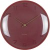 Nástenné hodiny Fuerte Dome Karlsson KA6084RD, 31cm