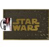 CurePink Gumová Star Wars Hviezdne vojny Logo hnedá GP85535 60 x 40 cm