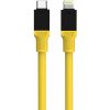 Tactical Dátový kábel Fat Man USB-C/Lightning 1 m žltý